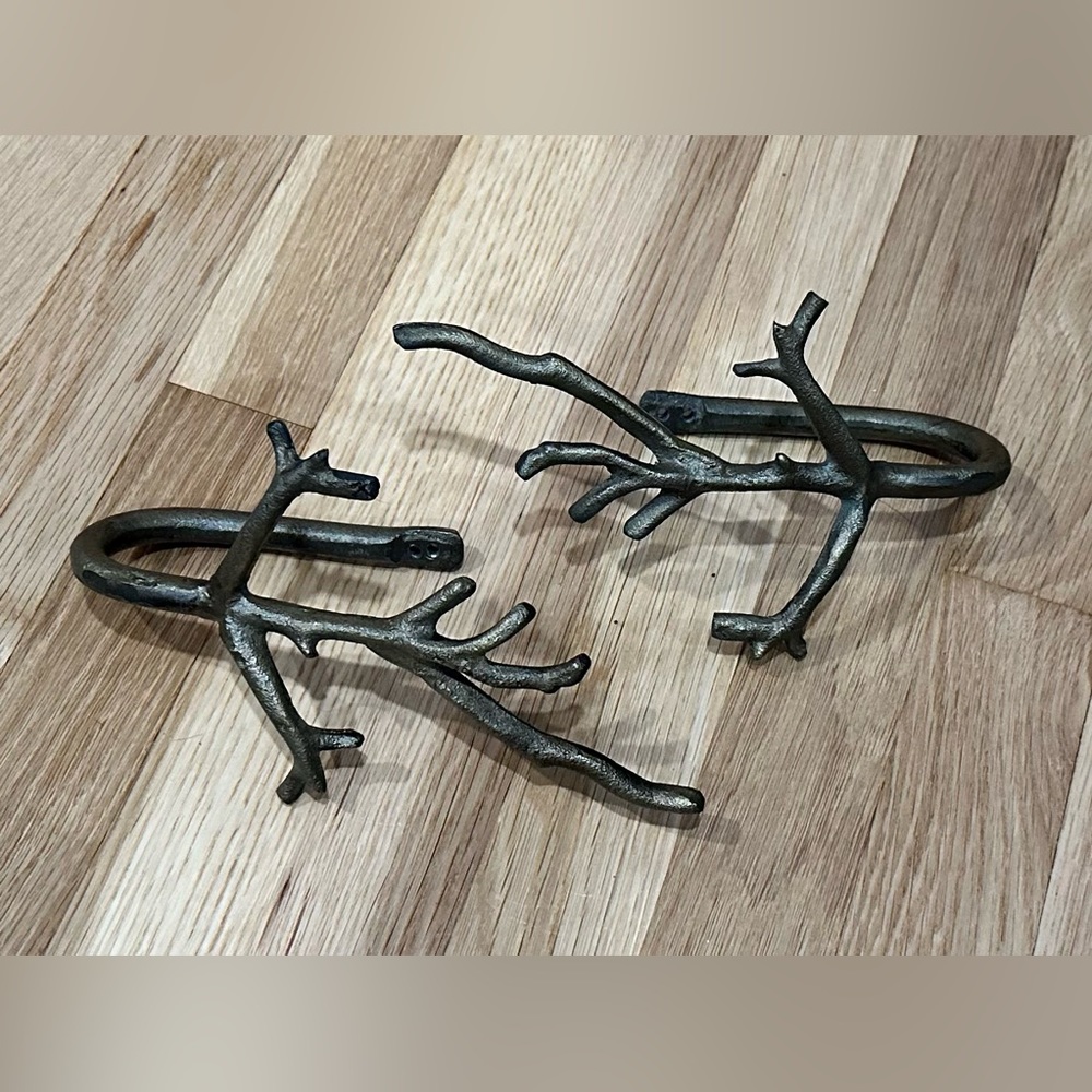 Anthropologie metal curtain tiebacks